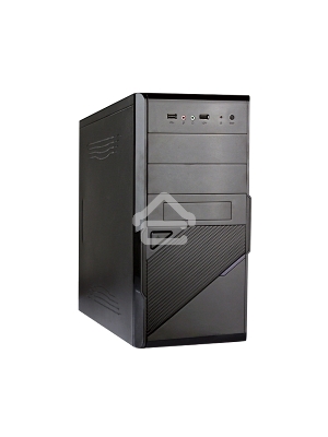 Компьютерный корпус Exegate EX284019RUS Minitower BA-201 Black, mATX, <AA450, 80mm>, 2*USB, Audio