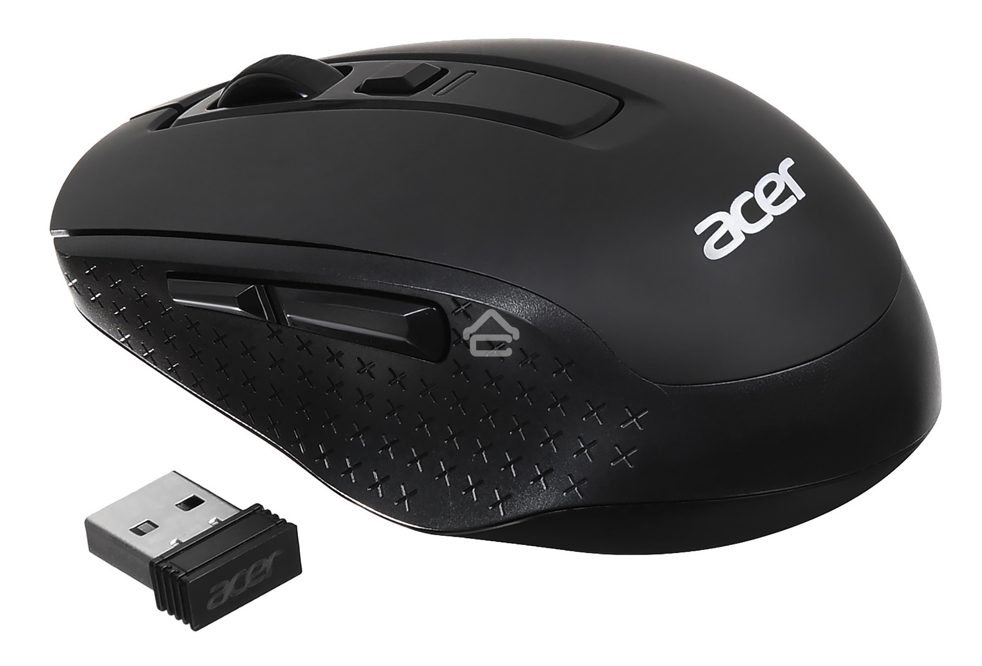 Мышь беспроводная Acer OMR070 черный, 1600 dpi, радиоканал, Bluetooth, USB, кнопки - 6