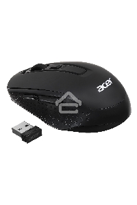 Мышь беспроводная Acer OMR070 черный, 1600 dpi, радиоканал, Bluetooth, USB, кнопки - 6