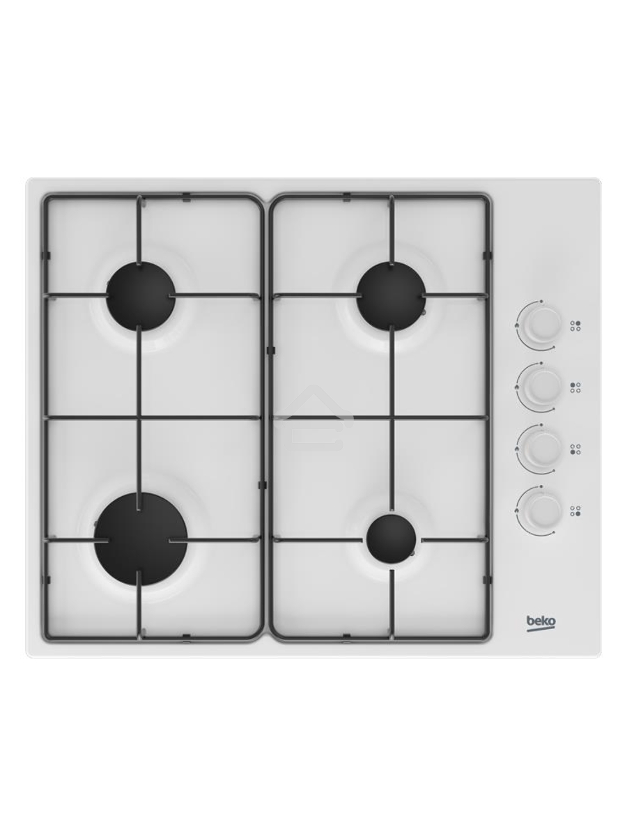 Встраиваемая газовая варочная поверхность Beko HIGG 64123 SW, Белый