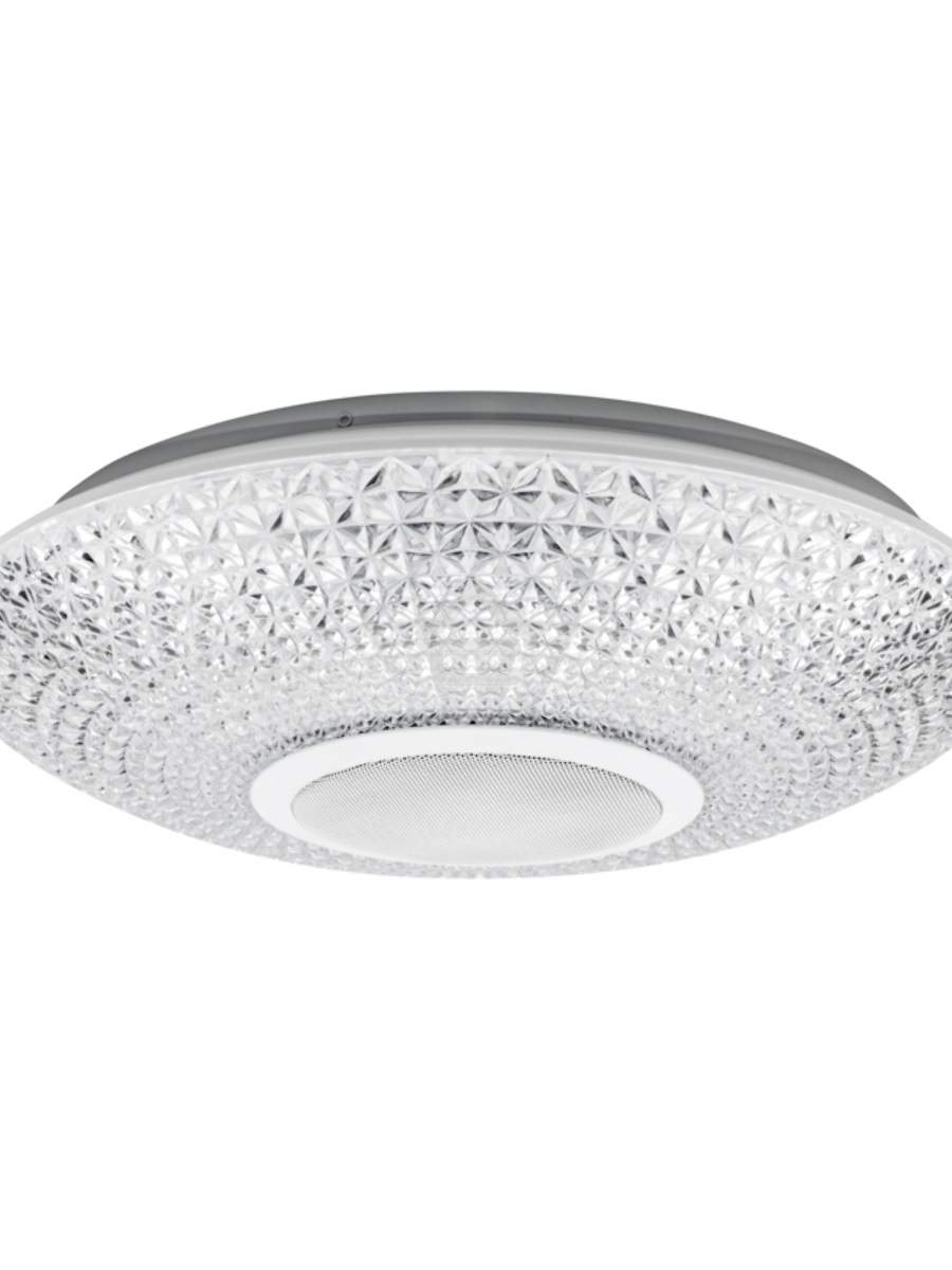 Светильник настенно-потолочный Rexant Satori Melody 2700-6500 K RGB Bluetooth Sound с пультом и APP LED