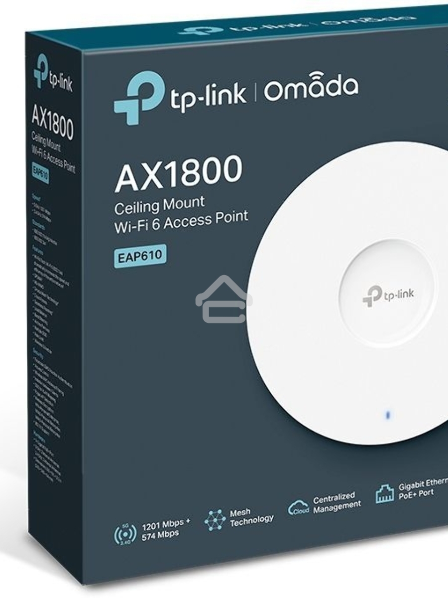Потолочная двухдиапазонная точка доступа Wi-Fi TP-Link EAP610 AX1800