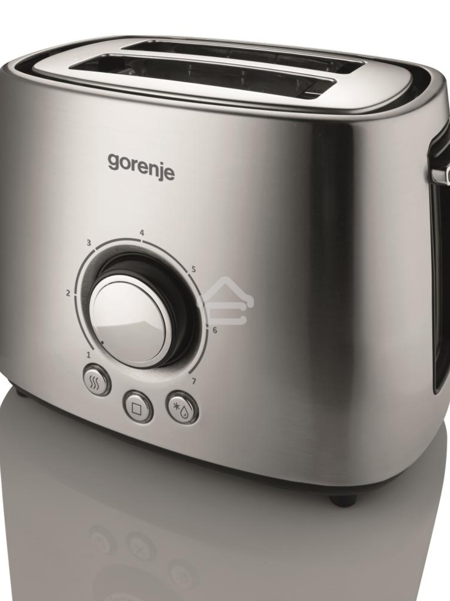 Тостер Gorenje T1000E серебристый/черный