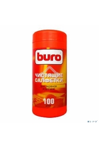 Салфетки Buro BU-Tscreen, 100 шт для экранов мониторов/плазменных/ЖК телевизоров/ноутбуков туба 100шт влажных