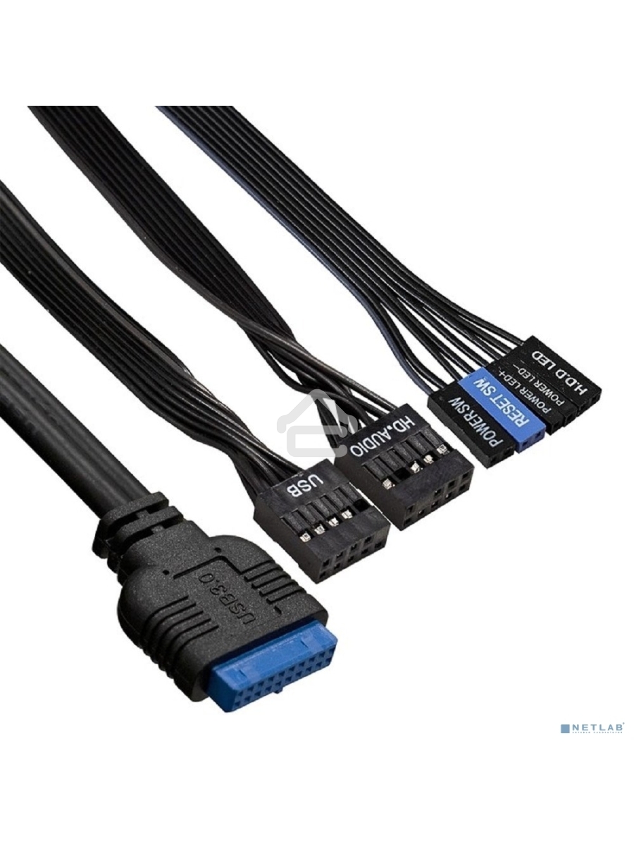 Компьютерный корпус Miditower ExeGate AA-442U2 (ATX, без БП, 1*USB+2*USB3.0, аудио, черный)