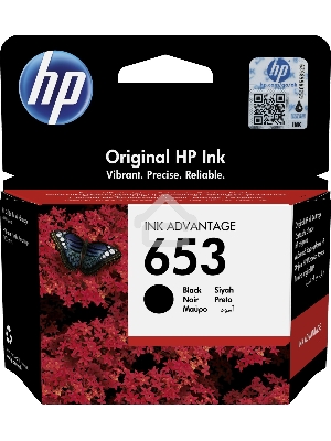 Картридж HP 653 струйный черный (360 стр)