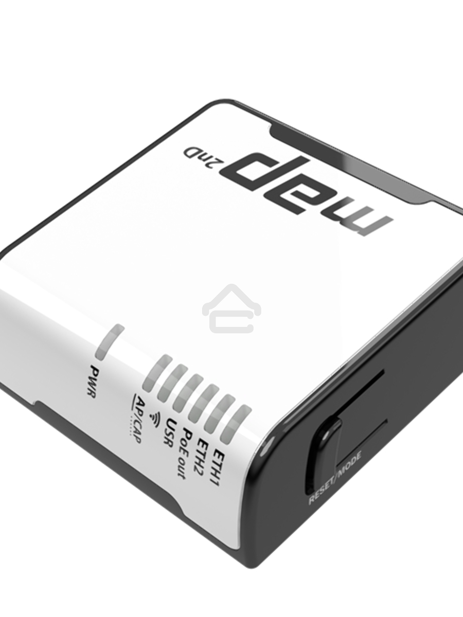 Беспроводной маршрутизатор MikroTik RBmAP2nD 802.11n 300Mbps 2.4 ГГц -1xLAN PoE белый