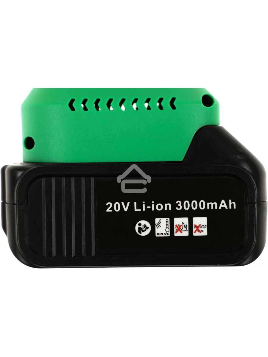Пила цепная аккумуляторная ZITREK GreenSaw 20 Extra power { 20В, 3Ач Li-ion аккум. 1шт, 1,5Ач Li-ion аккум. 1шт, ЗУ }