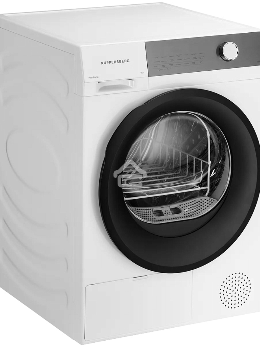 Сушильная машина Kuppersberg DM 610 W белый, 9 кг, сушка - тепловой насос, программ - 14, 59.5 x 85 x 68.5 см