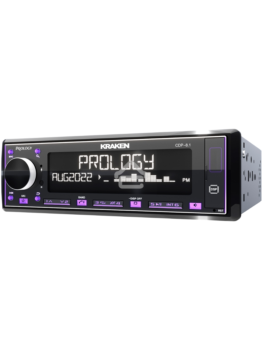 Автомагнитола Prology CDP-8.1 KRAKEN 1DIN 8x65Вт