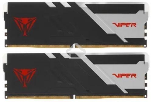Оперативная память Patriot Viper Venom, DDR5, 32GB (2x16GB), 6200MHz, CL40, DIMM, с радиаторами, RGB, черный
