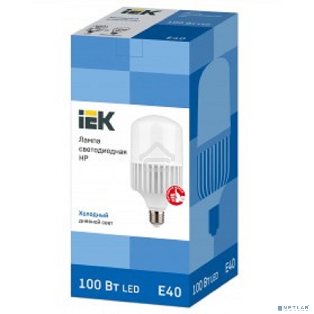 Лампа светодиодная IEK LLE-HP-100-230-65-E40 HP 100Вт 230В 6500К E40