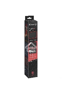 Игровой коврик Defender  Black M 360x270x3 мм, ткань+резина