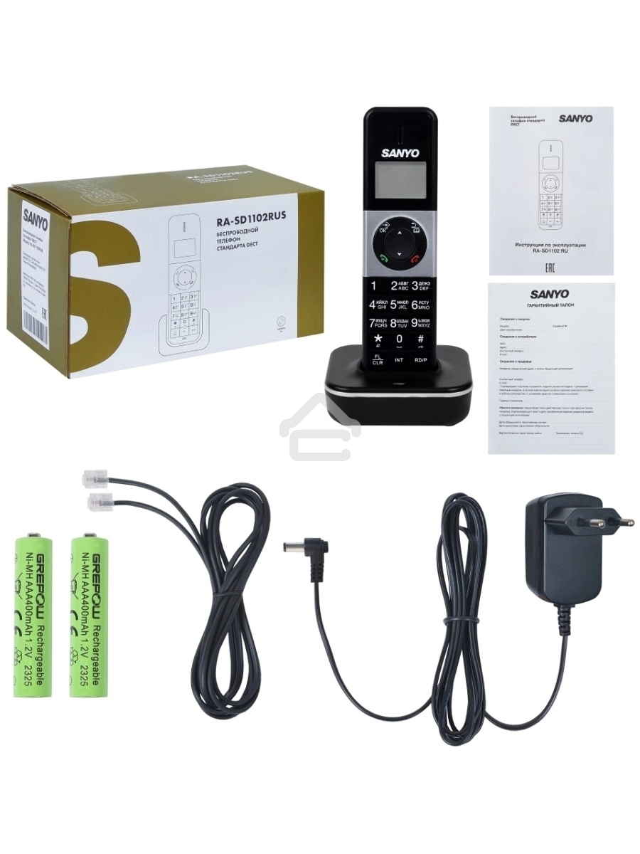 Беспроводной телефон стандарта DECT SANYO RA-SD1102RUS