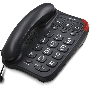 Телефон проводной teXet TX-214 черный