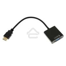 Адаптер HDMI (M)-VGA (F) 00-00027496 черный GOPOWER