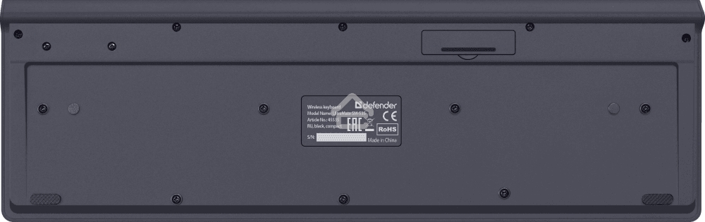 Клавиатура беспроводная Defender ULTRAMATE SM-535 RU USB, радиоканал, черный