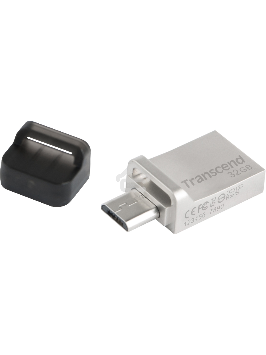 Флеш диск Transcend 32GB JetFlash 880, USB 3.0 OTG ,Металл