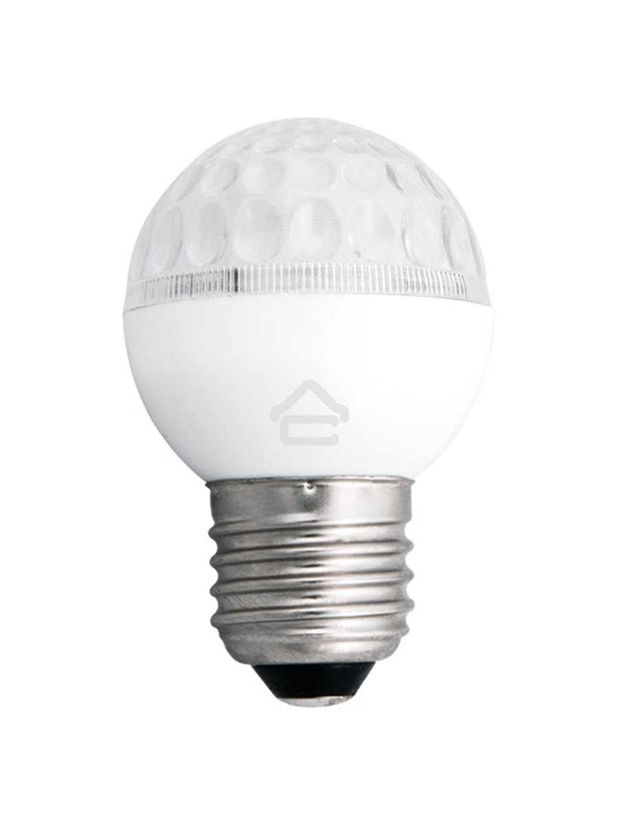 Лампа шар e27 9 LED  Ø50мм белая