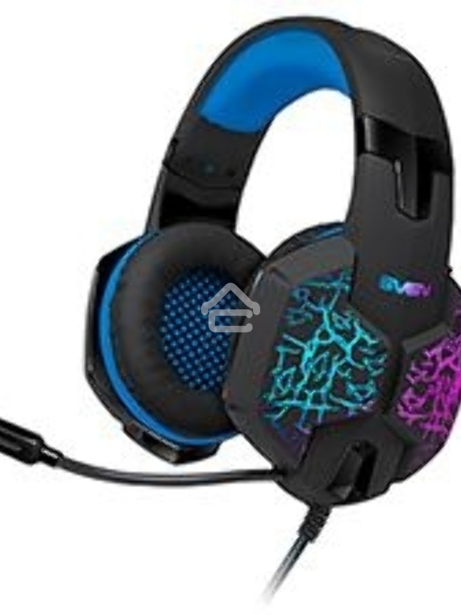Гарнитура SVEN AP-U980MV, черный-синий (USB, LED, 7.1, 2.2m)