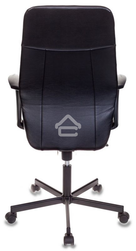 Кресло компьютерное Бюрократ CH-605/BLACK черный, искусственная кожа, крестовина металл