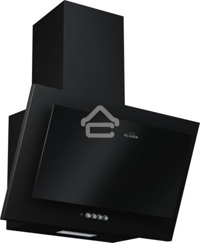Вытяжка наклонная Elikor Коралл 50П-430-К3Д черный, 50 см, 430 куб. м/ч, 54 дБ
