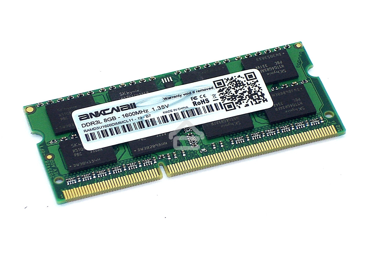 Оперативная память Ankowall, DDR3L, 8GB (1x8GB), 1600 MHz, CL11, SO-DIMM