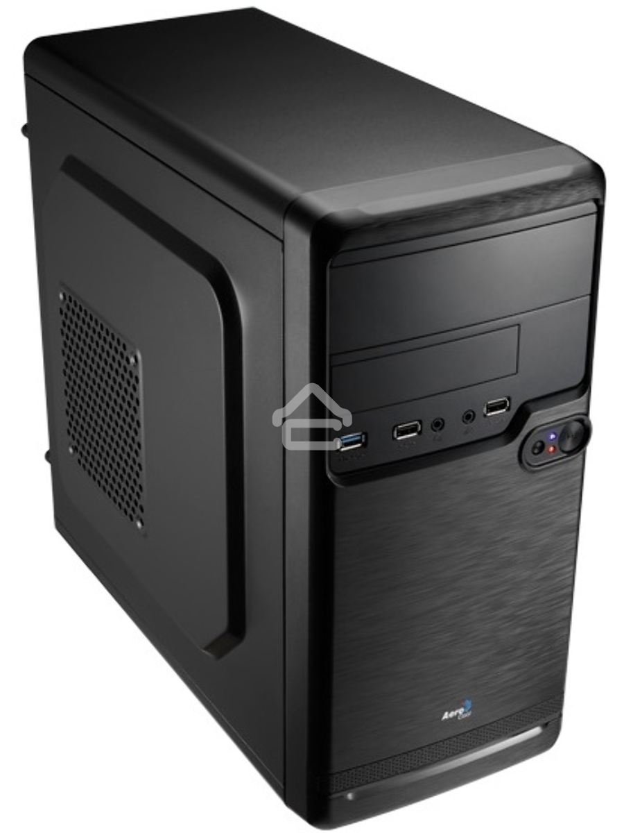 Корпус Aerocool / Formula Qs-182 черный без БП mATX 2x120mm 2xUSB2.0 1xUSB3.0 audio