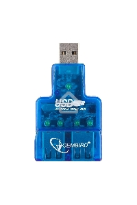 Контроллер GEMBIRD  HUB USB2.0 Mini 4-port UHB-CN224