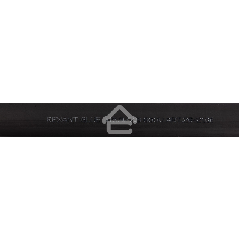 Трубка термоусаживаемая двухстенная клеевая Rexant 15.9/7.95мм (уп.10шт) по 1м черный