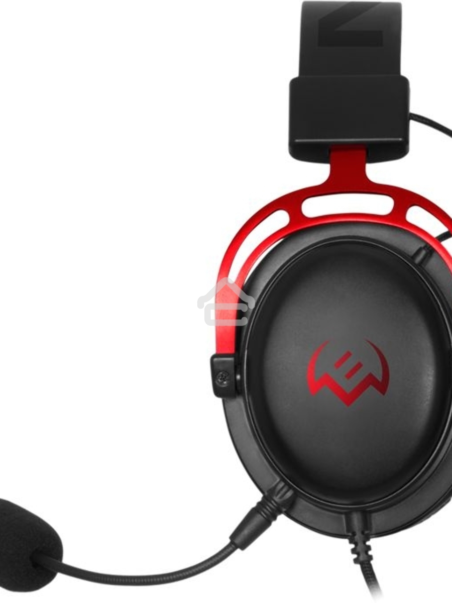 Игровые наушники SVEN AP-G1000MV с микрофоном черно-красные (mini jack O 3,5 мм (4 pin), 50 мм)