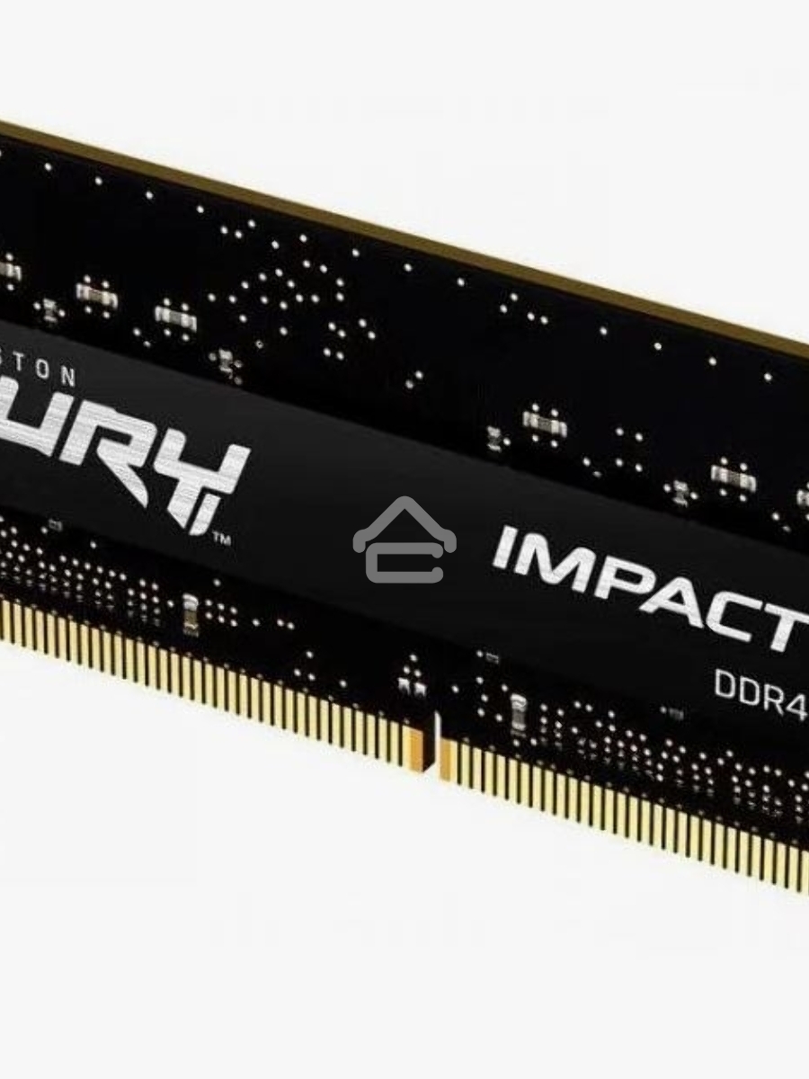 Оперативная память Kingston Fury Impact, DDR4, 16GB (1x16GB), 3200MHz, CL20, SO-DIMM