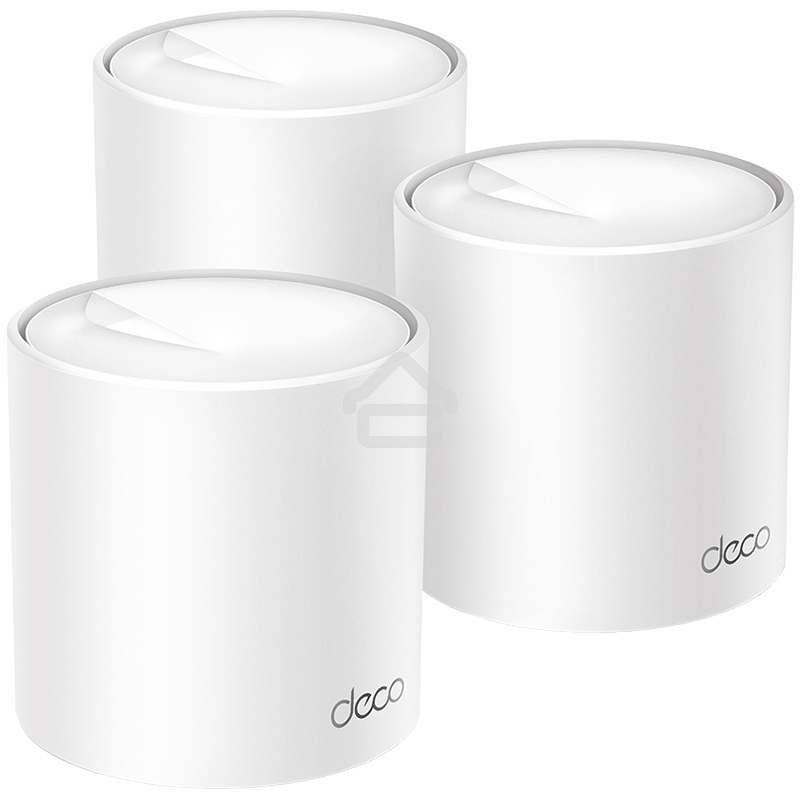 Бесшовный Mesh роутер TP-Link Deco X50(3-Pack) AX3000 10/100/1000BASE-TX (упак.:3шт)