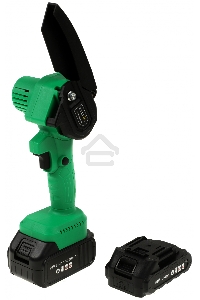 Пила цепная аккумуляторная ZITREK GreenSaw 20 Extra power { 20В, 3Ач Li-ion аккум. 1шт, 1,5Ач Li-ion аккум. 1шт, ЗУ }