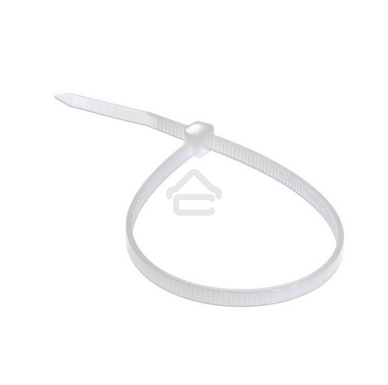 Хомут кабельный Rexant 3.6х200 нейл. белый (уп. 100 шт)