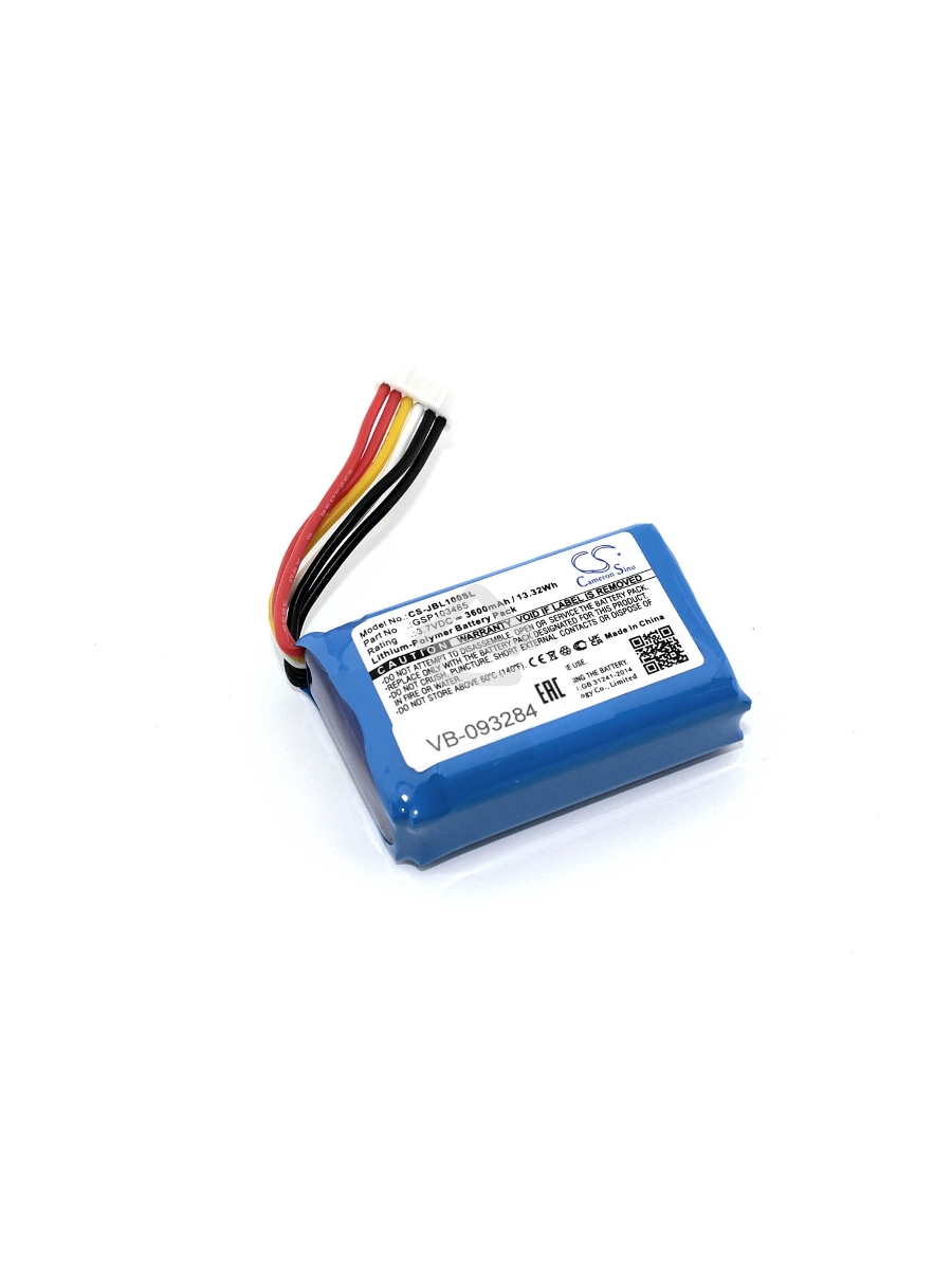Аккумуляторная батарея CameronSino CS-JBL100SL для JBL Link 10 3.7V 3600mAh / 13.32Wh