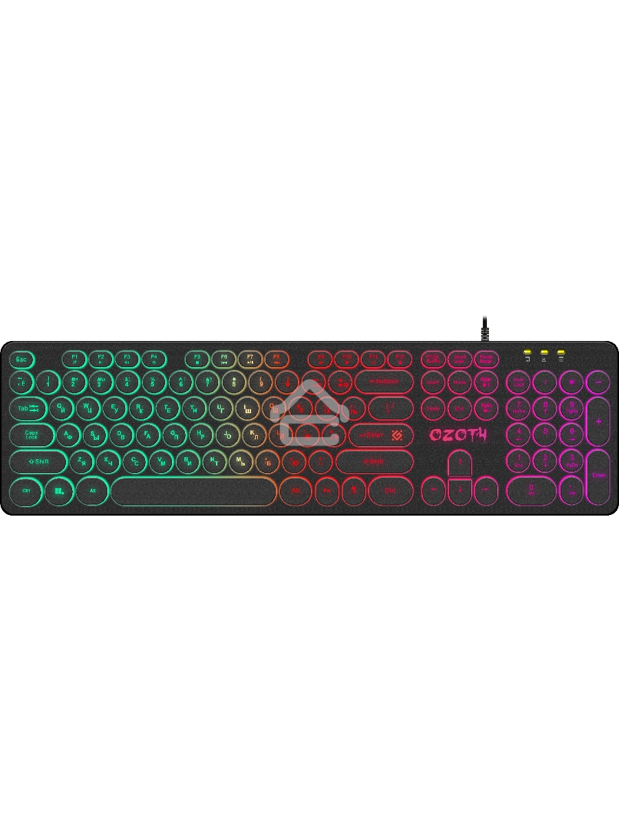 Клавиатура Defender Ozoth GK-106 проводная, USB, чёрный