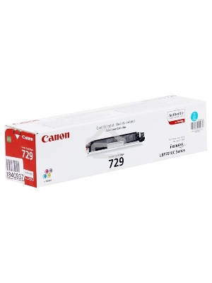 Картридж лазерный Canon Cartridge 729C (4369B002) голубой (1000 стр.) для CANON i-Sensys LBP-7010C/7018C