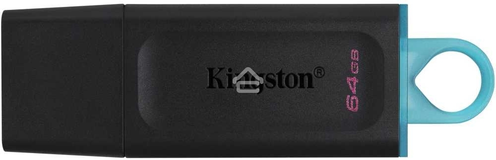 Флешка USB R/W R/W Kingston 64GB USB3.2 Gen 1 DataTraveler Exodia (Black + Teal)