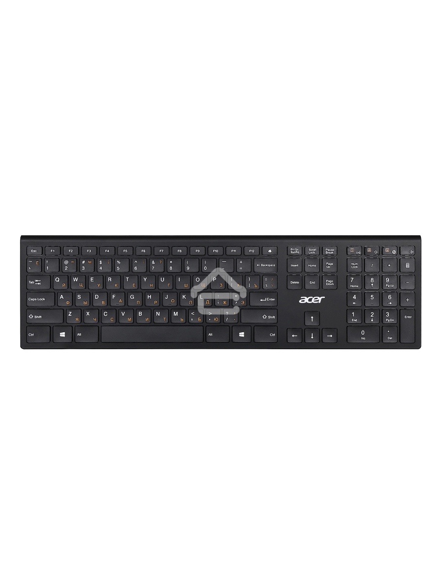 Клавиатура Acer OKR020 беспроводная, USB, Радиоканал, черный