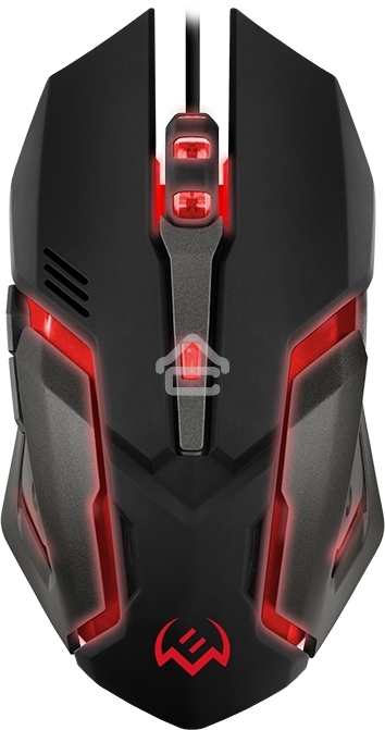 Мышь проводная SVEN RX-G740 черный, 2400 dpi, USB, кнопки - 6
