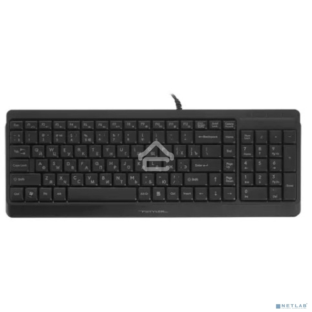 Клавиатура + мышь A4Tech Fstyler F1512 клав:черный мышь:черный USB