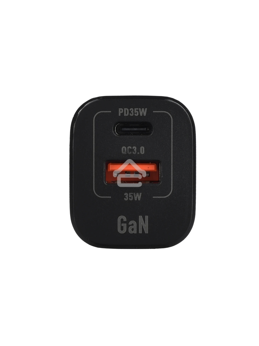 Зарядное устройство GOPOWER 1USB+1TYPE-C 35W QC3.0 00-00028403 черный