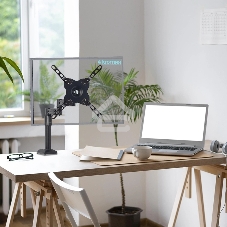 Удлинитель для кронштейнов Kromax ADAPTER-200, черный, 80 шт/уп, Адап. стал. унив. для TV, max VESA 200x200 мм., max вес 20 кг.