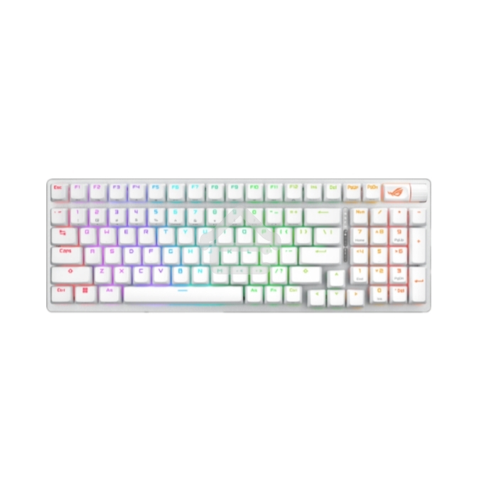 Клавиатура проводная ASUS X901 SCOPE II 96 WL/WHT/NXSW/RU/PBT