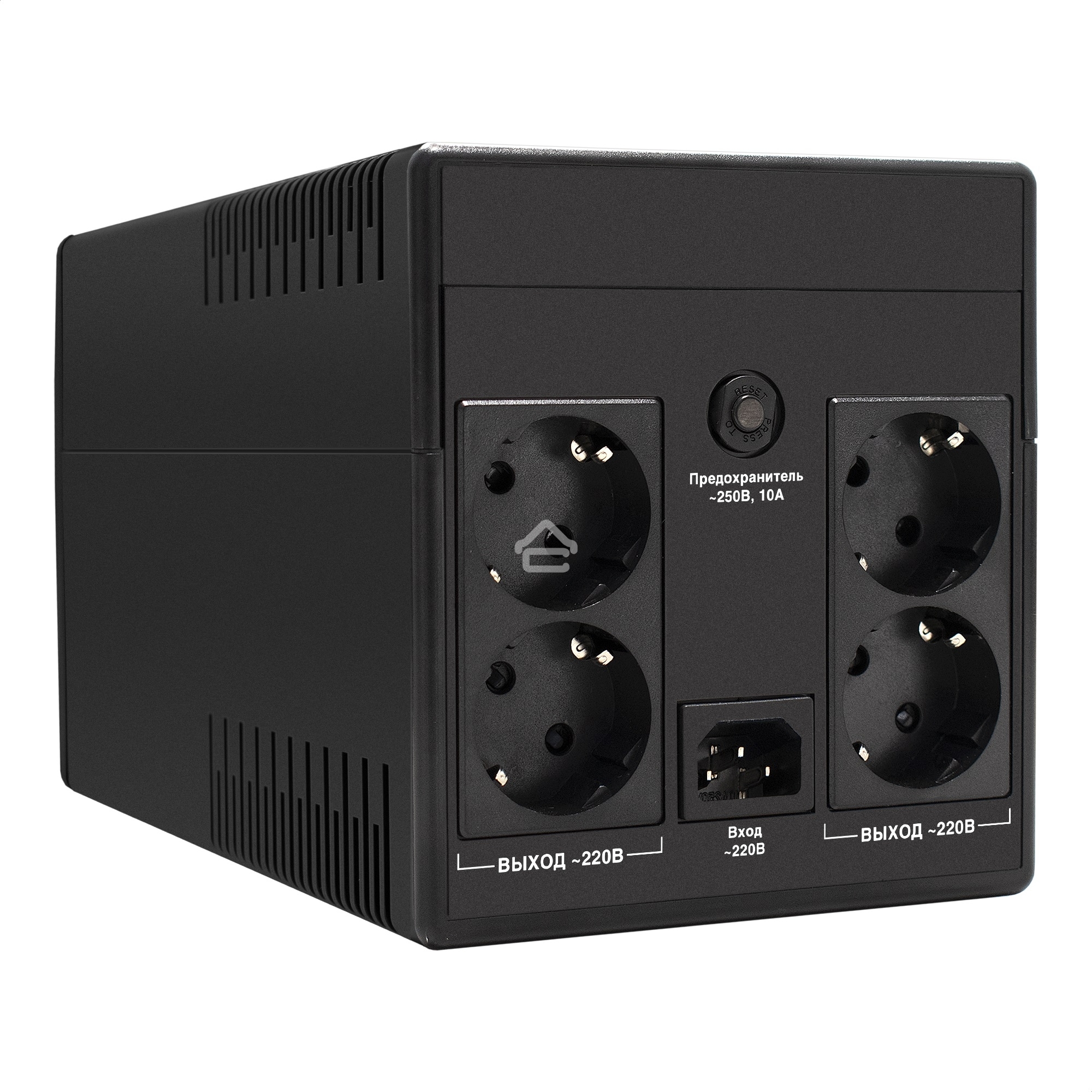 Источник бесперебойного питания ExeGate SpecialPro UNB-1500.LED.AVR.EURO.RJ <1500VA/950W, LED, AVR, 4 евророзетки, RJ45/11, Black>