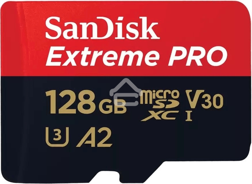 Карта памяти SanDisk Extreme Pro с адаптером microSD UHS I Card 128GB for 4K Video on Smartphones, Action Cams & Drones 200MB/s Read, 90MB/s Write, Lifetime Warranty