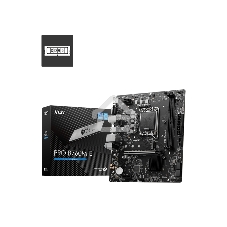 Материнская плата MSI PRO B760M-E, LGA 1700, Intel B760, 2xDDR5, 4xSATA, 1xM.2, 1xPCIe 4.0 x16, 1xPCIe 4.0 x1, 1xHDMI, 1xVGA, 1x1Gb LAN, 2xUSB-A 3.2 Gen 1, 4xUSB-A 2.0, 3x3.5 мм, 7.1, mATX