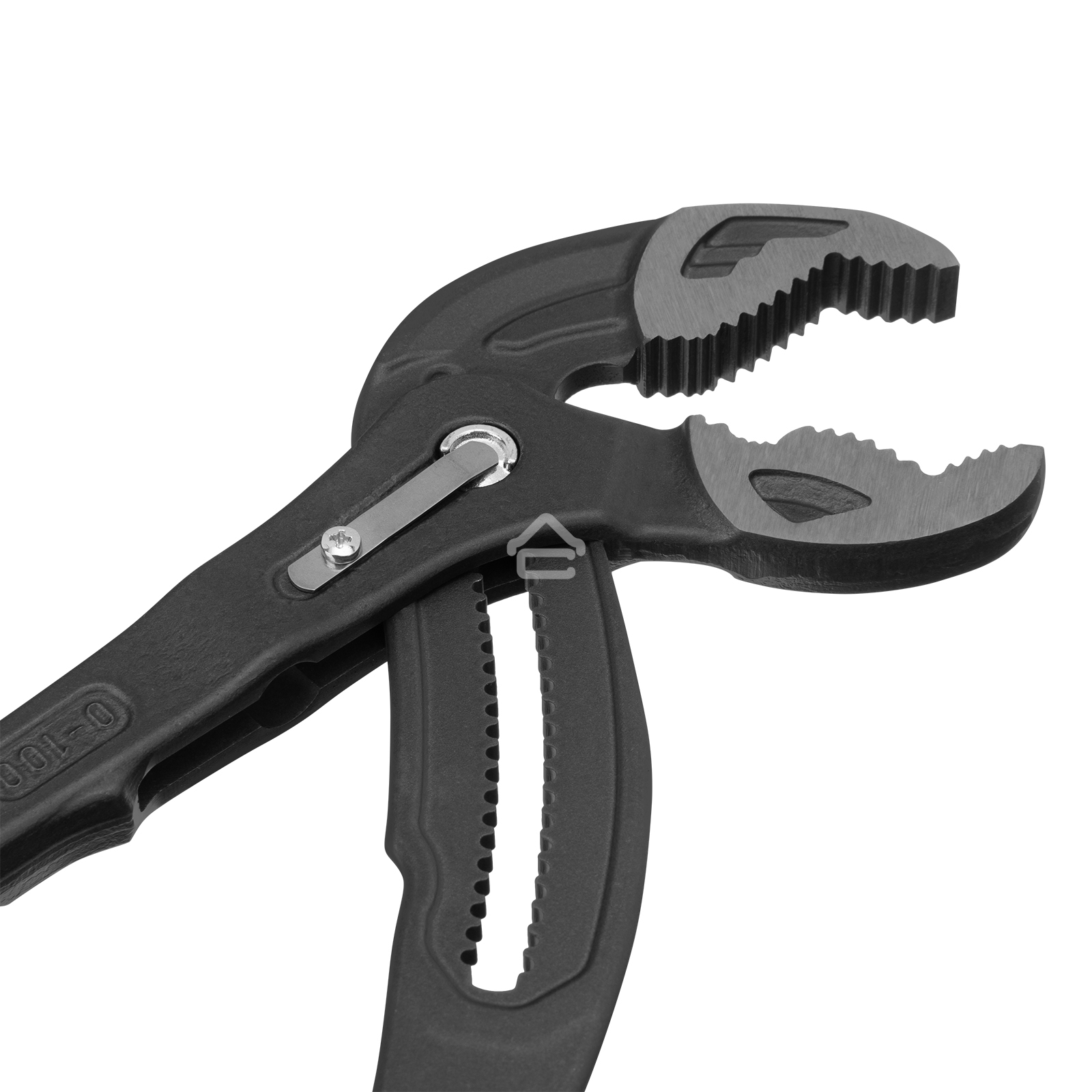 Клещи переставные Gross кнопочный механизм, обливные рукоятки, 400 мм