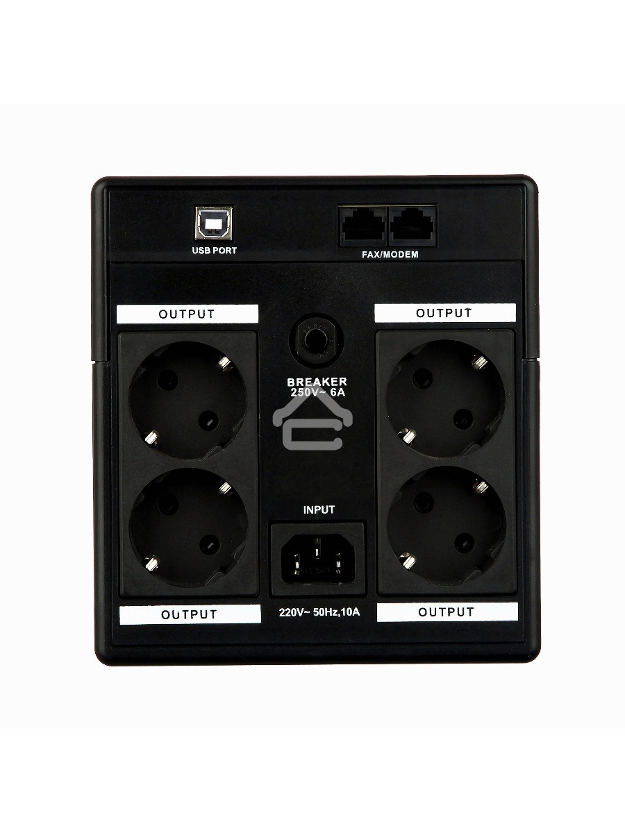 Источник бесперебойного питания ExeGate EP212518RUS Power Back UNB-1000 <1000VA, Black, 4 евророзетки>